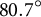 80.7 Superscript ring