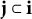 bold j subset of bold i