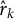 ModifyingAbove r With caret Subscript k