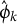 ModifyingAbove phi With caret Subscript k