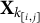 bold upper X Subscript k Sub Subscript left bracket i comma j right bracket