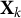 bold upper X Subscript k