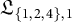German upper L Subscript StartSet 1 comma 2 comma 4 EndSet comma 1