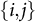 StartSet i comma j EndSet