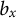 b Subscript x