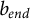 b Subscript e n d