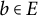 b element of upper E