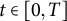 t element of left bracket 0 comma upper T right bracket