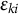 epsilon Subscript k i