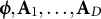 bold italic phi comma bold upper A 1 comma ellipsis comma bold upper A Subscript upper D Baseline
