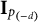bold upper I Subscript p Sub Subscript left parenthesis negative d right parenthesis