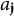 a Subscript bold j