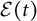 script upper E left parenthesis t right parenthesis