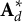 bold upper A Subscript d Superscript asterisk