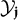 script upper Y Subscript bold j
