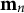 bold m Subscript n