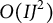 upper O left parenthesis upper I upper J squared right parenthesis