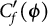 upper C prime Subscript f Baseline left parenthesis bold italic phi right parenthesis