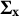 bold upper Sigma Subscript bold x