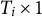 upper T Subscript i Baseline times 1