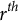 r Superscript t h