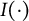 upper I left parenthesis dot right parenthesis