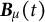 bold italic upper B Subscript mu Baseline left parenthesis t right parenthesis