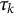 tau Subscript k
