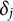 delta Subscript j