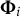bold upper Phi Subscript i