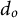 d Subscript o