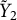 upper Y overtilde Subscript 2