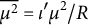 mu squared overbar equals iota prime mu squared divided by upper R