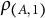 rho Subscript left parenthesis upper A comma 1 right parenthesis