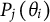 upper P Subscript j Baseline left parenthesis theta Subscript i Baseline right parenthesis