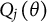 upper Q Subscript j Baseline left parenthesis theta right parenthesis