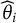 ModifyingAbove theta With caret Subscript i