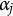 alpha Subscript j