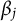 beta Subscript j