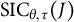 upper S upper I upper C Subscript theta comma tau Baseline left parenthesis upper J right parenthesis