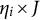 eta Subscript i Baseline times upper J