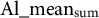 upper A l bar mean Subscript sum Baseline