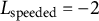 upper L Subscript speeded Baseline equals negative 2