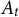 upper A Subscript t