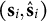 left parenthesis bold s Subscript i Baseline comma ModifyingAbove bold s With caret Subscript i Baseline right parenthesis