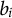 b Subscript i