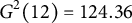 upper G squared left parenthesis 12 right parenthesis equals 124.36