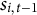s Subscript i comma t minus 1