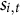 s Subscript i comma t