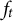 f Subscript t